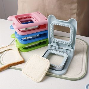 1pc Colorful Stainless Steel Square Sandwich Maker