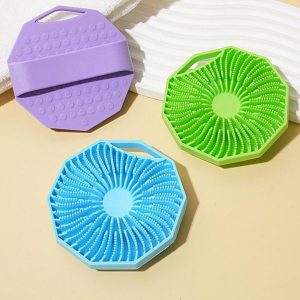 Bath Brushes Body Exfoliating Easy to Clean Skin Scrubber Storage Hanging Drainage Cleaning Brush