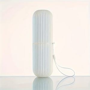 1pc Portable Travel Toothbrush Case with Toothpaste Holder